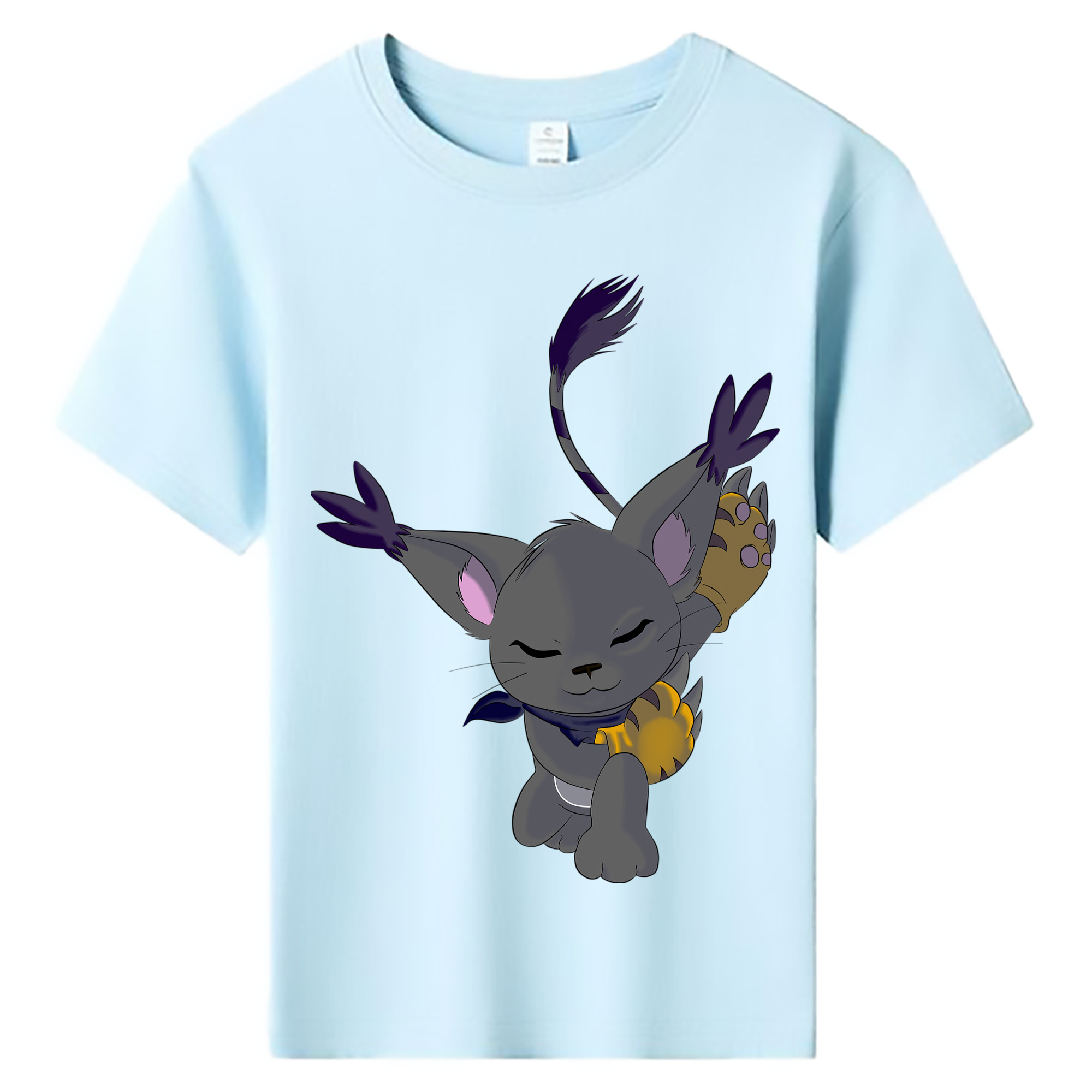 （画像用） Digimon デジタルモンスター/デジモン 綿100％キッズTシャツ（フロントプリント）
